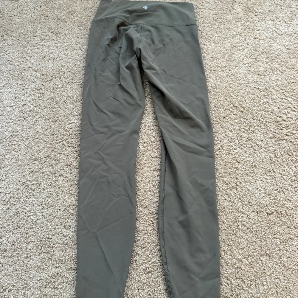 lululemon athletica Olive Green Leggings